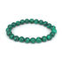 Classic Black Matte Green Malachite Bracelets Suitable Women Men Elastic Strand Jewelry - Artigo Importado